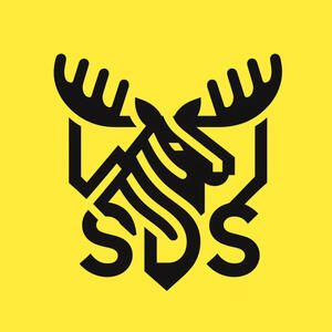 Logo featuring a moose head with the letters SDS